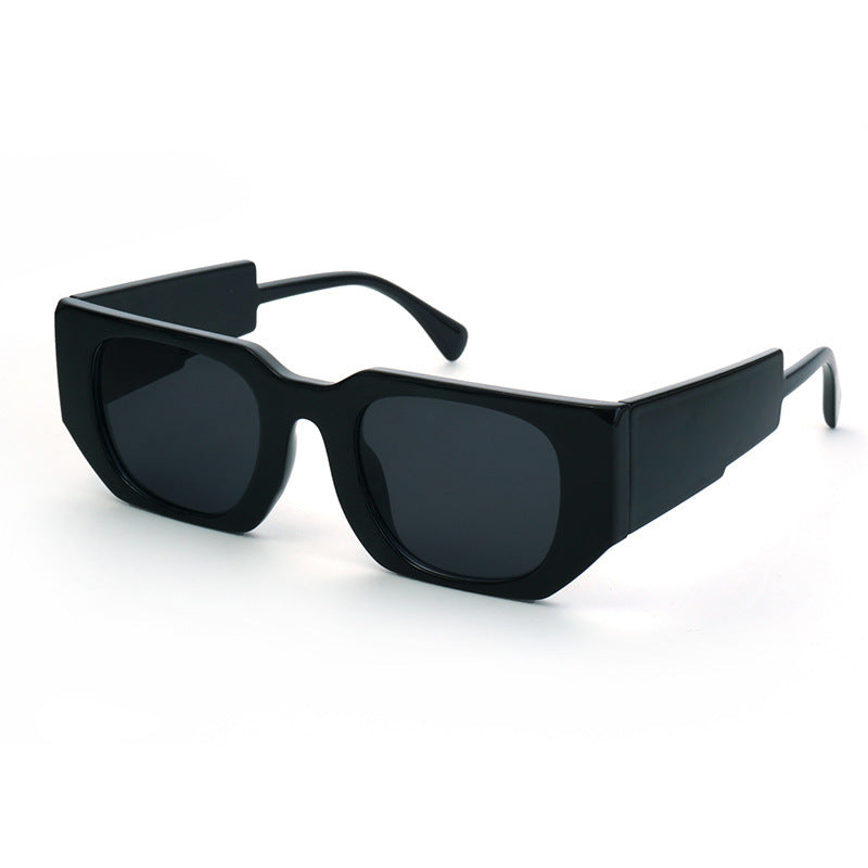 Dame Modisch solbrille med kantet ramme og UV-beskyttelse Luvikno