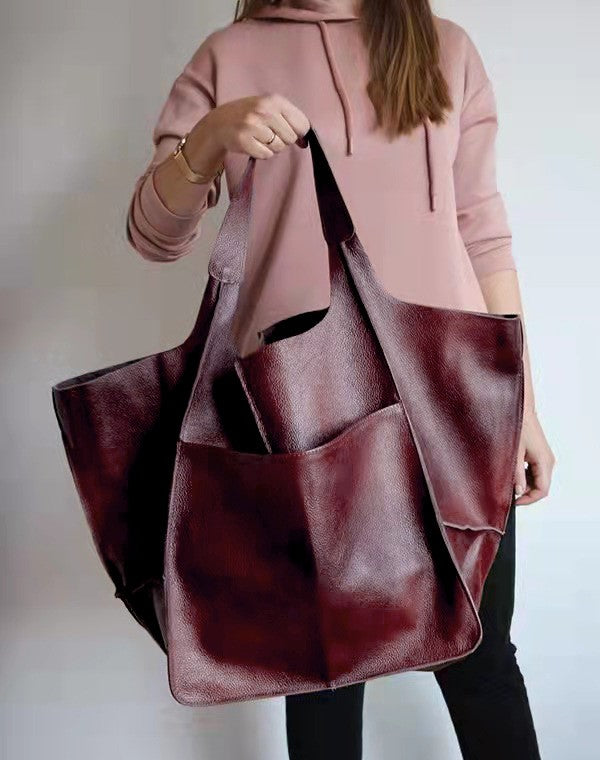 Bag laget av vegansk skinn | Myk og Lett Luvikno