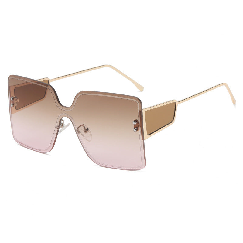Dame oversized Geometrisk Solbrille Luvikno