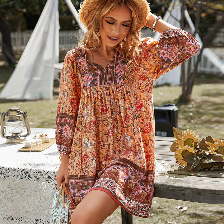 Luvik | Boho Chic Kukka Mekko