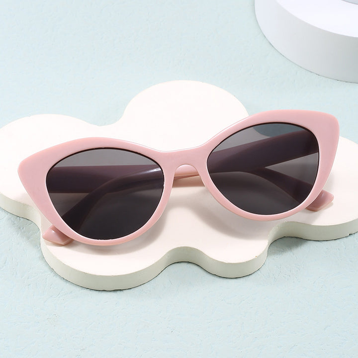 Damen Cat-Eye solbriller i trendy vintage-stil Luvikno