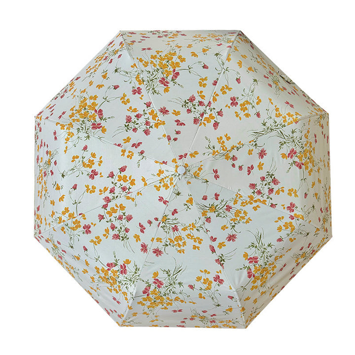 Dame Foldbar solskjerm med blomsterdesign Luvikno