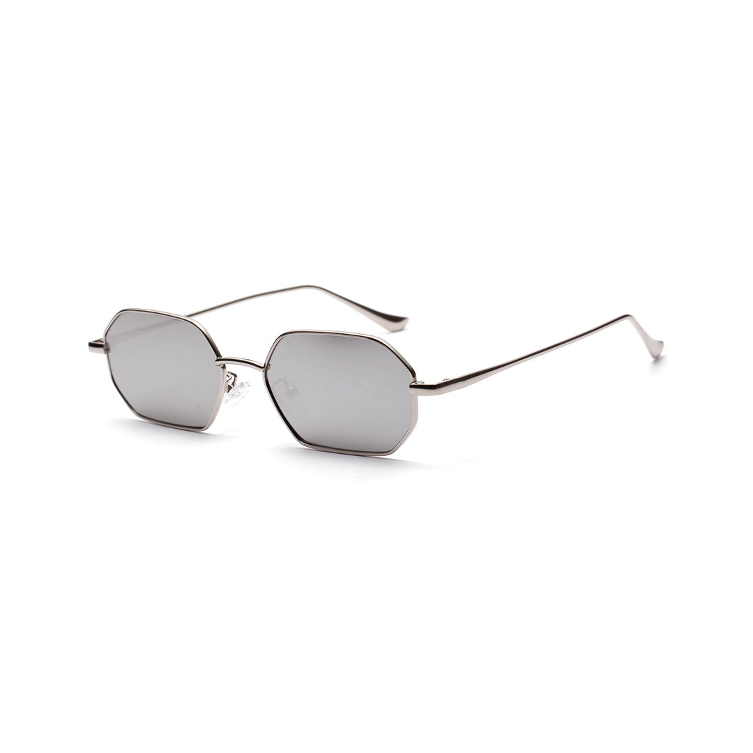 Dame moteriktig solbrille med innovativt åttkantet design Luvikno
