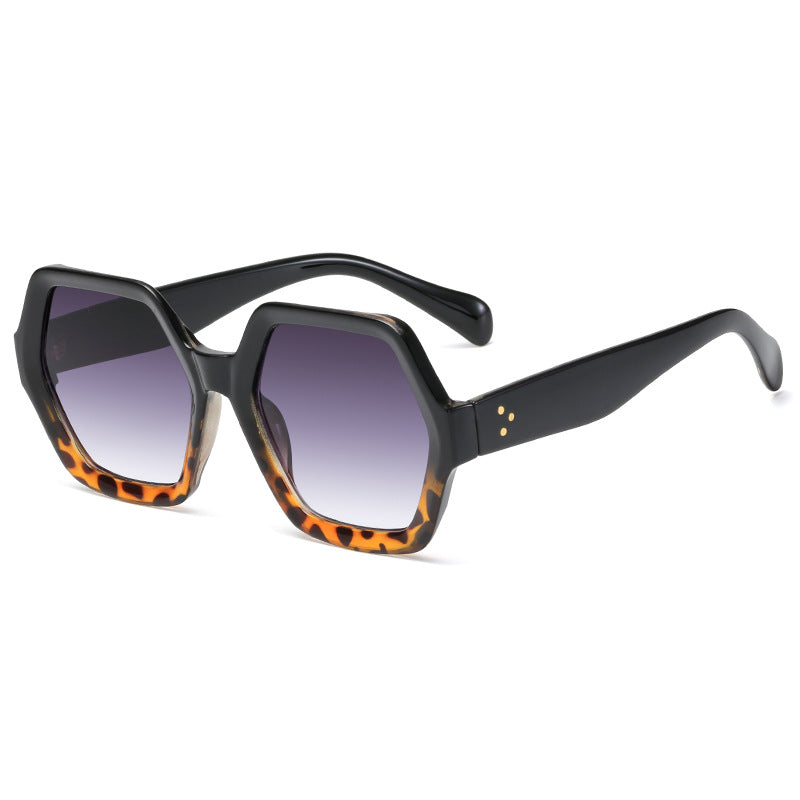Dame geometrisk lesebrille i markant bikakestruktur-design Luvikno