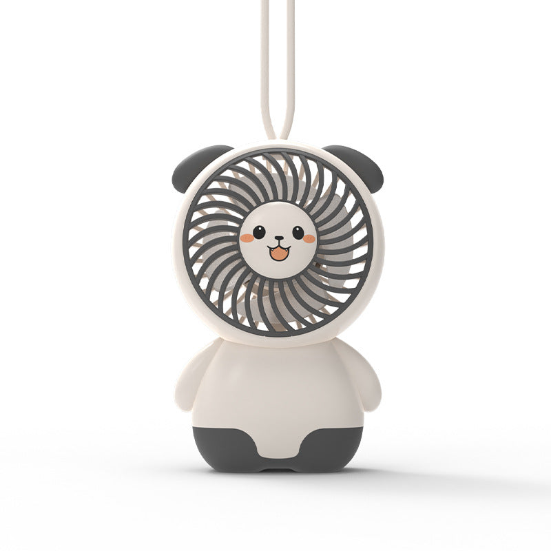 Dame Bærbar Mini Dyrefan med søtt Panda-design Luvikno