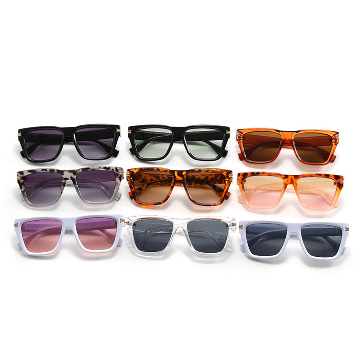 Dame Firkantet Designer Solbrille Luvikno