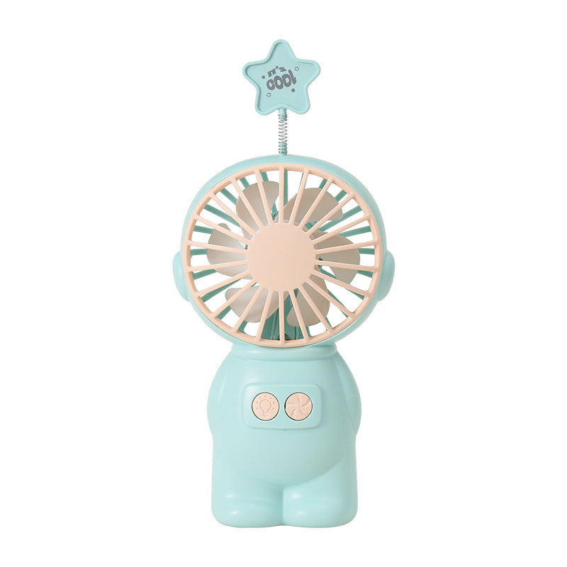 Unisex Bærbar Mini-vifte i lekent figurdesign Luvikno