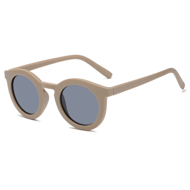 Dame runde solbriller med moderne design og UV-beskyttelse Luvikno