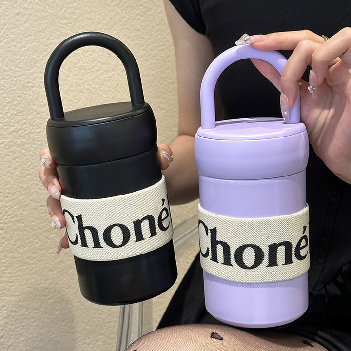 Damen Multifunktionale Thermotasse mit praktischem Tragegriff Luvikno