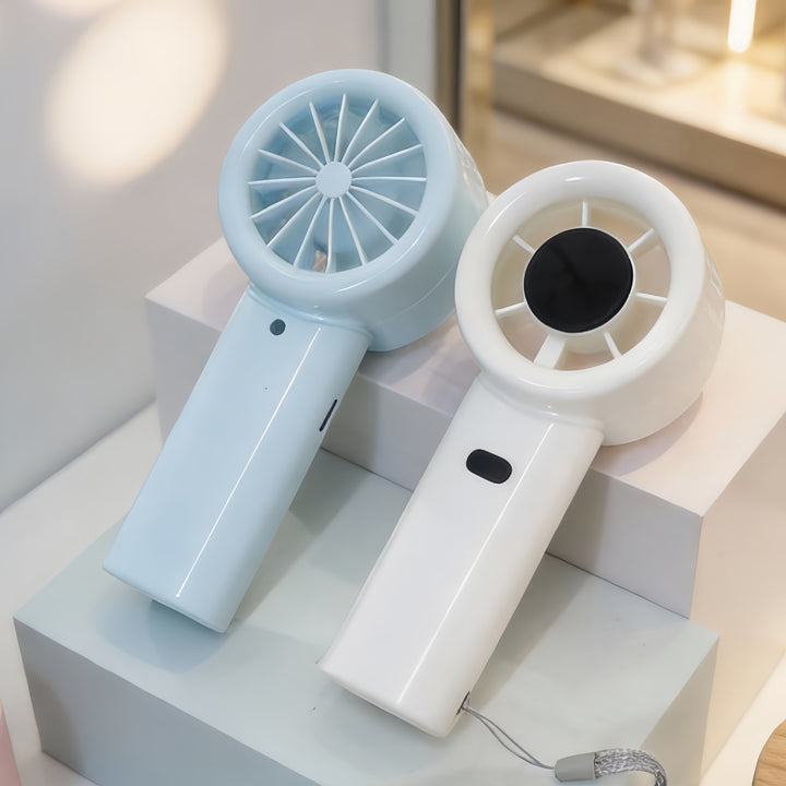 Dame bærbar mini-håndvifte med innovativt design Luvikno