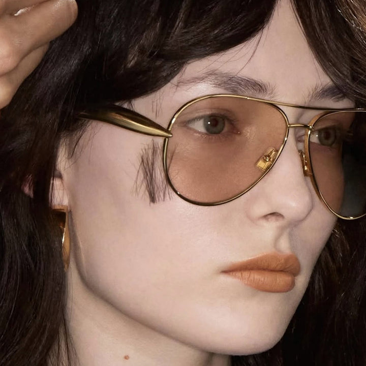 Dame Pilot-solbriller med elegante detaljer og beskyttende UV-filter Luvikno