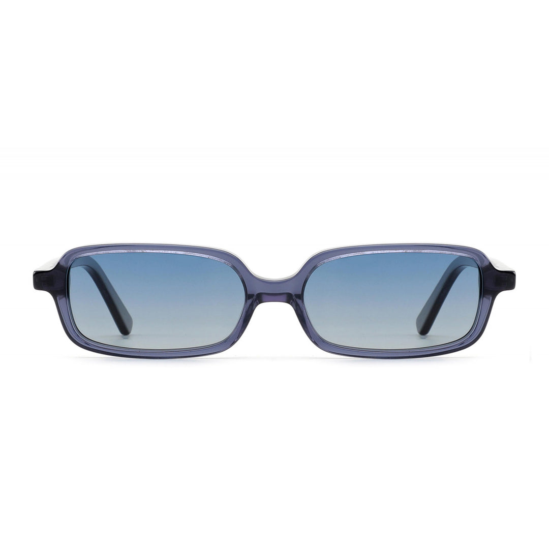 Dame moteriktig solbrille i samtidsrektangel design Luvikno