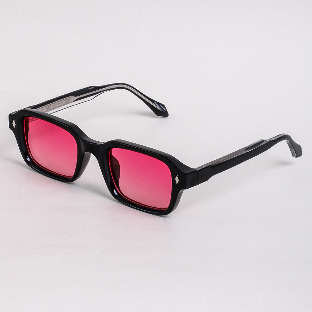 Dame firkantet solbrille med moderne, allsidig ramme og UV-beskyttelse Luvikno