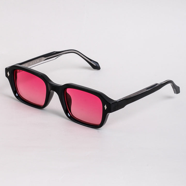 Dame firkantet solbrille med moderne, allsidig ramme og UV-beskyttelse Luvikno