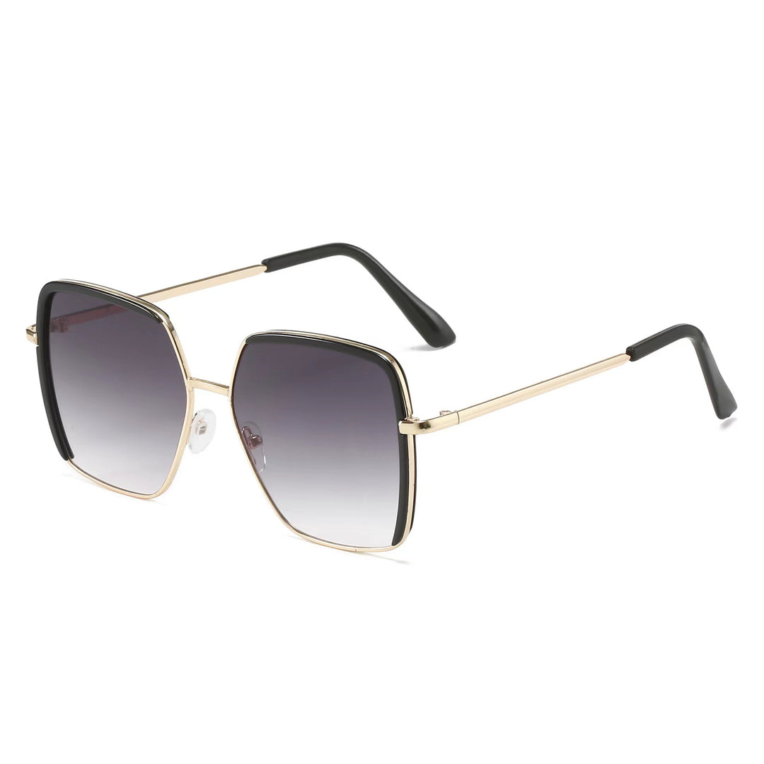 Dame stilige oversized solbriller Luvikno