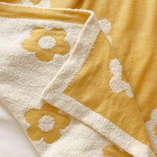 Unisex Koselig Teppe med Blomsterdesign Luvikno
