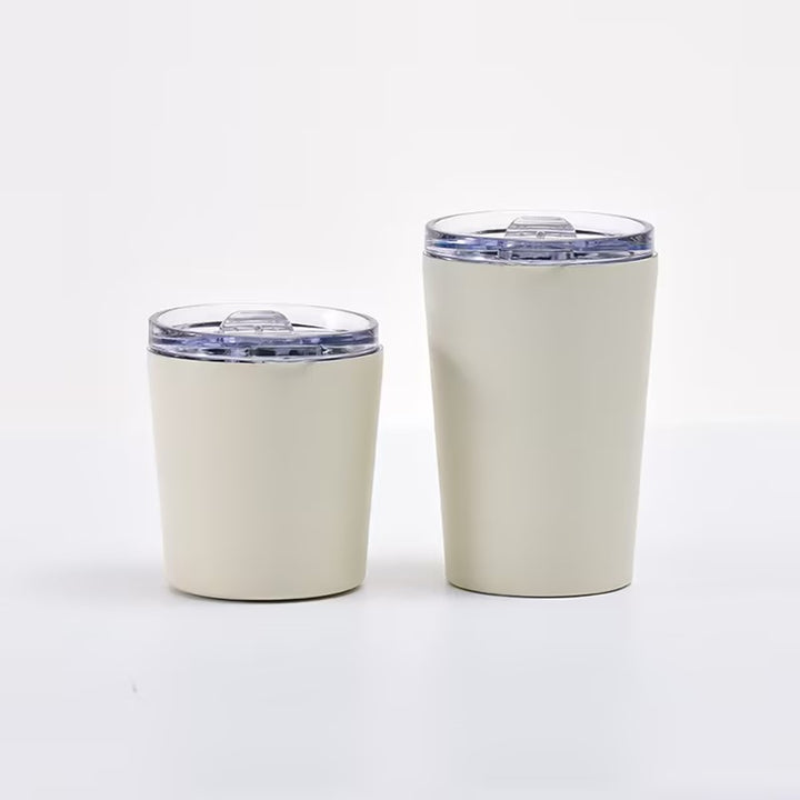 Damen Isolierbecher mit elegantem Deckel und ergonomischem Griff Luvikno