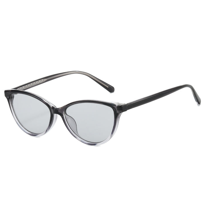 Dame Cat-Eye solbriller med stilige aksenter Luvikno