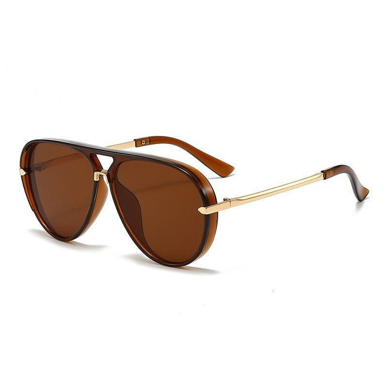 Dame pilot-solbrille med moderne metallramme og UV-beskyttelse Luvikno