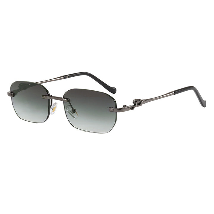 Dame elegant moteriktig solbrille i innovativ unisex-stil Luvikno