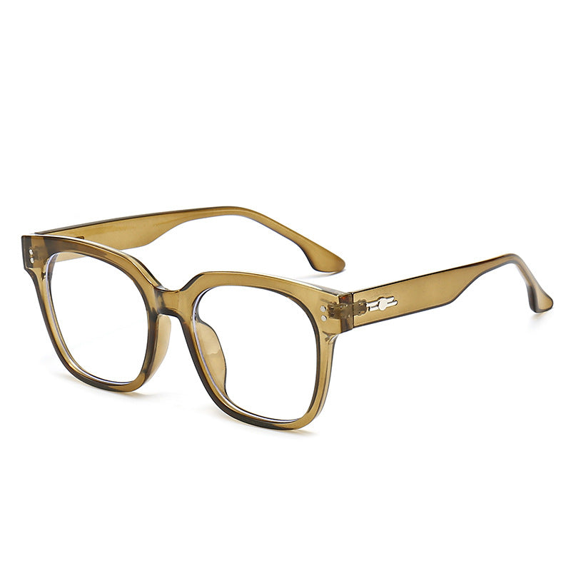Dame firkantet solbrille med stilig ramme Luvikno