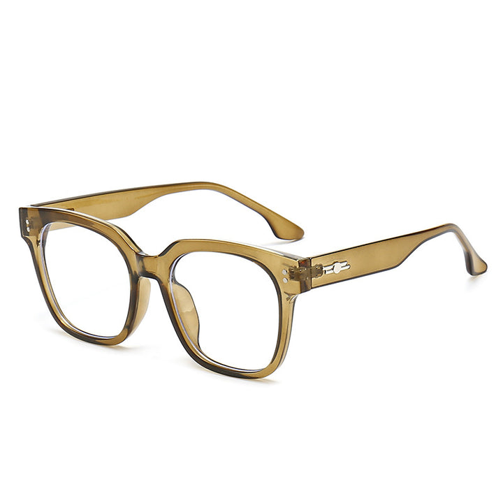 Dame firkantet solbrille med stilig ramme Luvikno