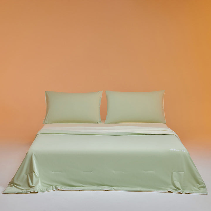 Dame premium Satin sengetøyssett med elegant struktur Luvikno