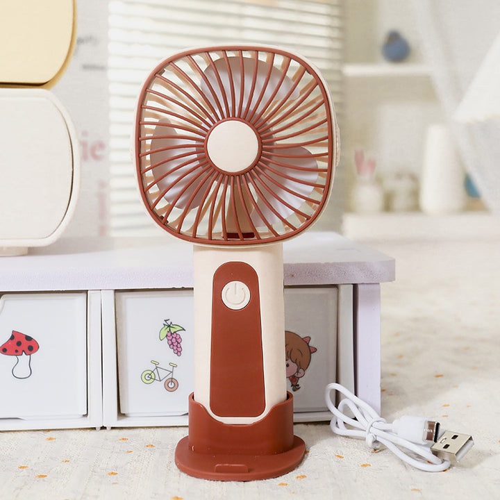 Dame Mini Håndvifte med USB-ladefunksjon Luvikno