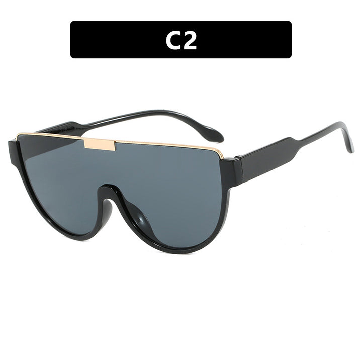 Dame Motebærende Oversized Solbrille Luvikno