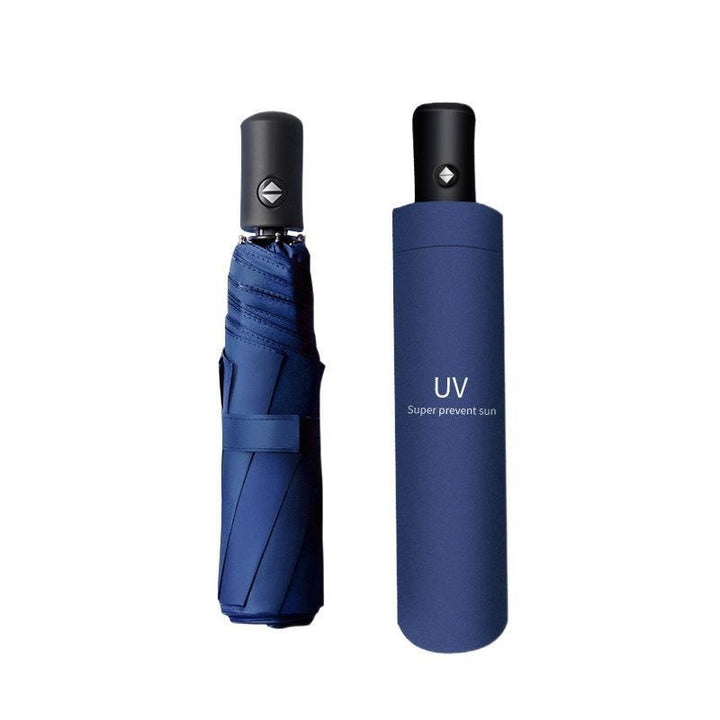 Dame UV-beskyttelse paraply med kompakt sammenleggbart mekanisme Luvikno