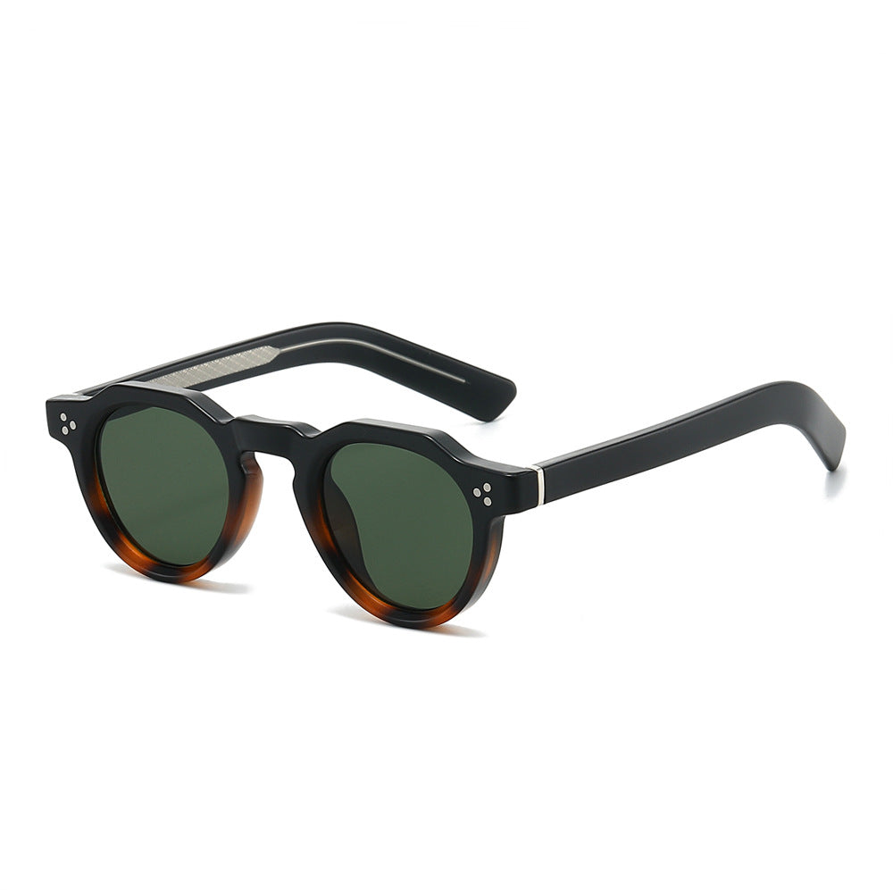 Dame moteriktig solbrille med ekstravagant ramme og UV-beskyttelse Luvikno