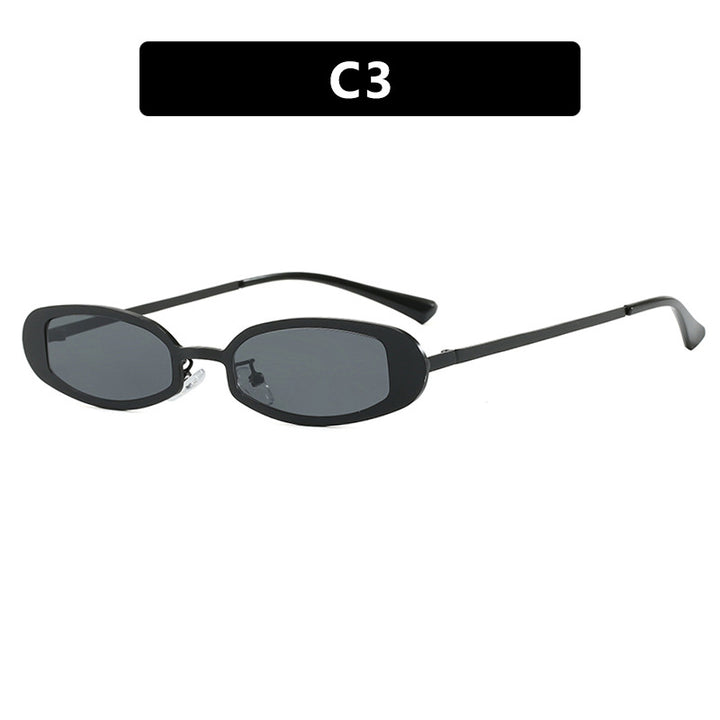 Dame moteriktig brille med elegant metallramme og fine aksenter Luvikno