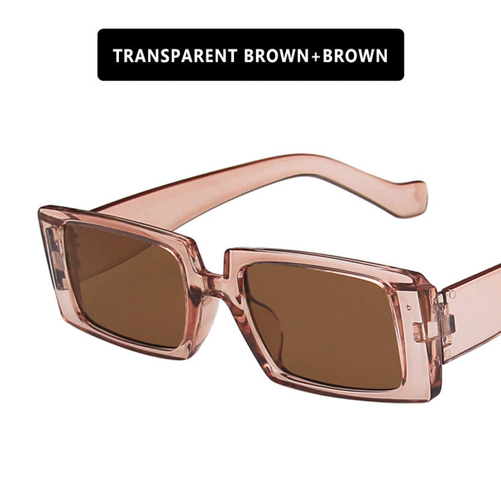 Dame kvadratisk solbrille med moderne ramme og stillegant design Luvikno