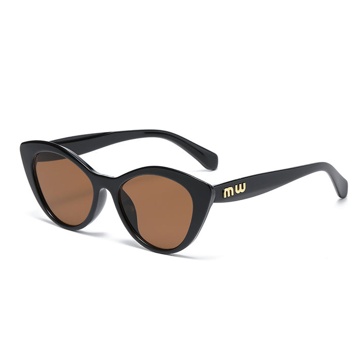 Kvinnenes fashionable cat-eye solbriller med UV-beskyttelse Luvikno