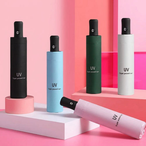Dame UV-beskyttelsesparaply med antirefleksstoff Luvikno