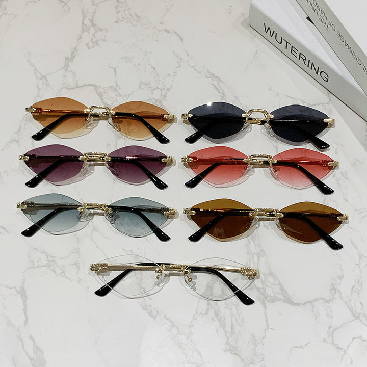 Dame Cat-Eye solbriller i moderne elegans stil Luvikno