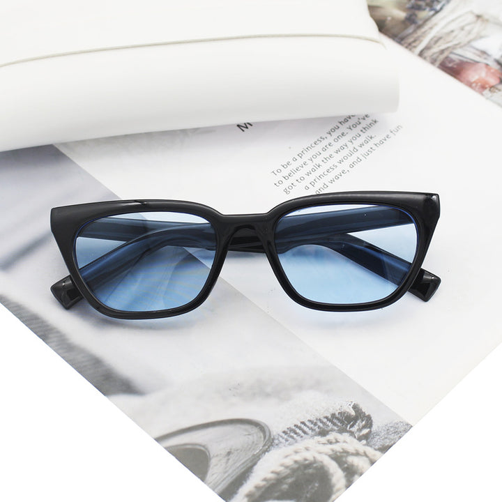 Damer geometrisk designer solbrille i moderne stil Luvikno