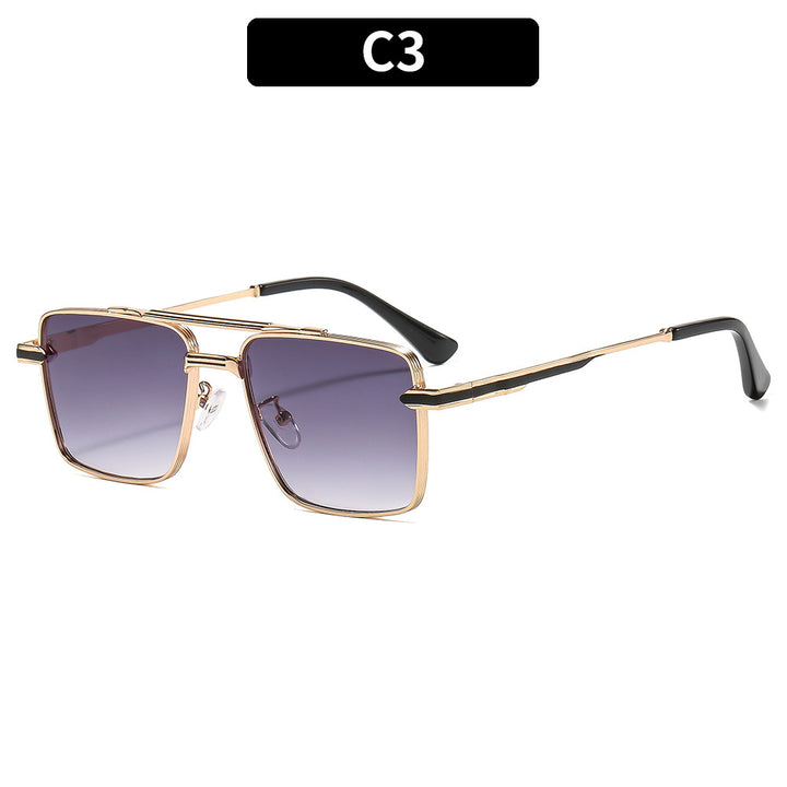 Dame futuristisk kvadratisk solbrille Luvikno