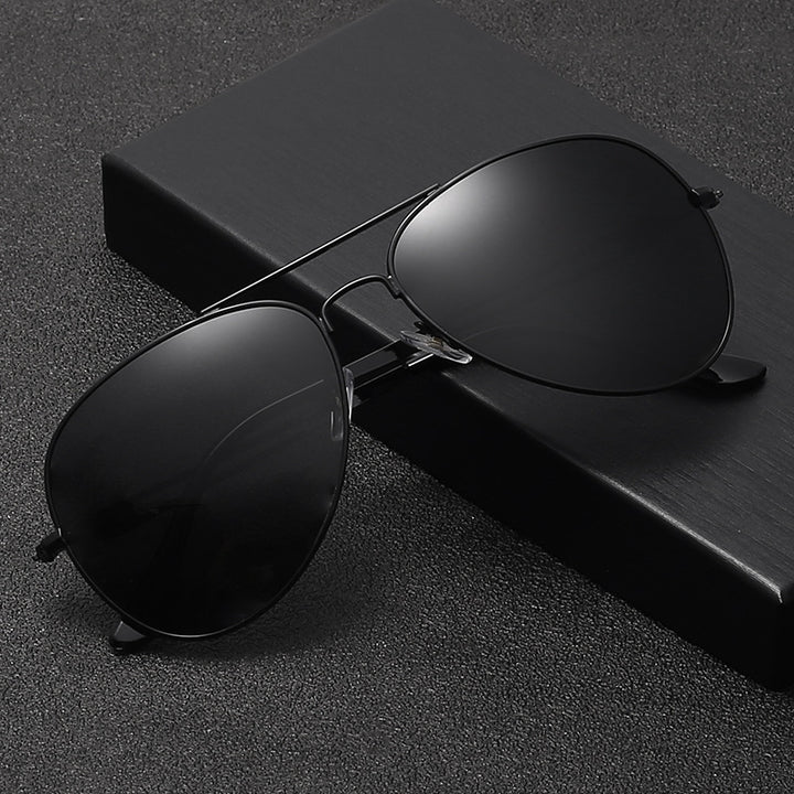 Herrer elegante Aviator solbriller Luvikno