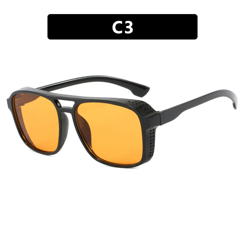 Dame moteriktig solbrille i trendy skilpaddemønster Luvikno