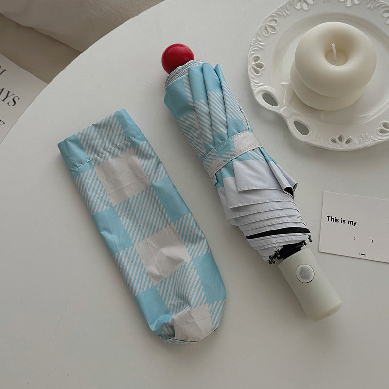 Dame sammenleggbart paraply med spesiell design Luvikno