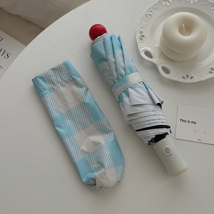Dame sammenleggbart paraply med spesiell design Luvikno