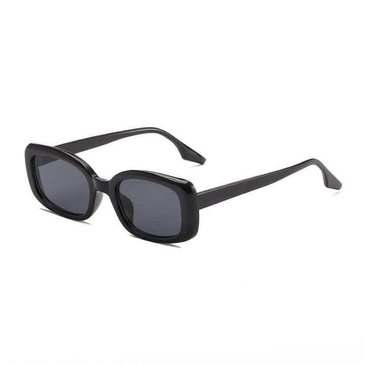 Dame stor kvadratisk solbrille med moderne ramme og UV-beskyttelse Luvikno