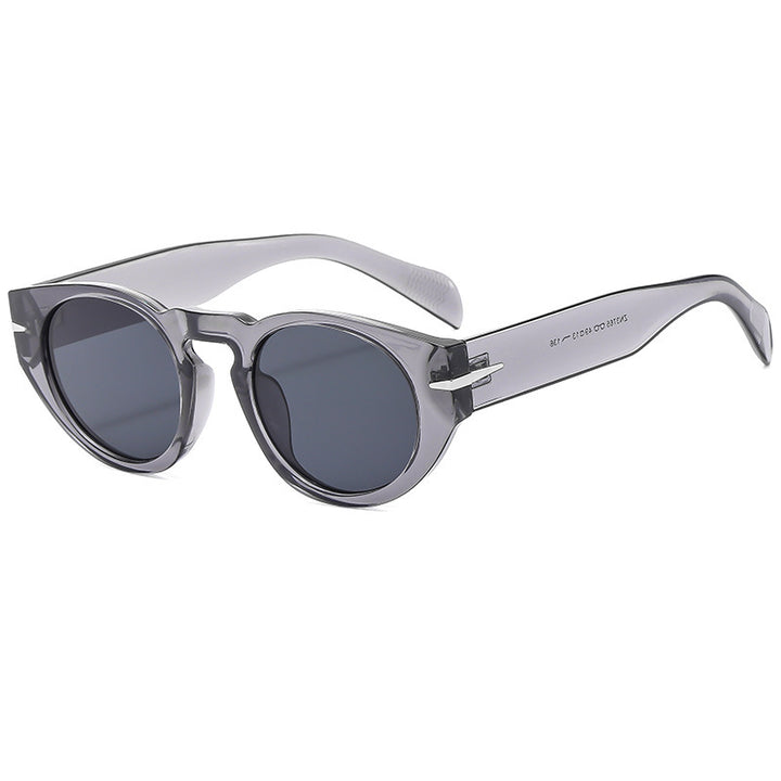 Dame moteriktig solbrille med unikt design og polariserende glass Luvikno