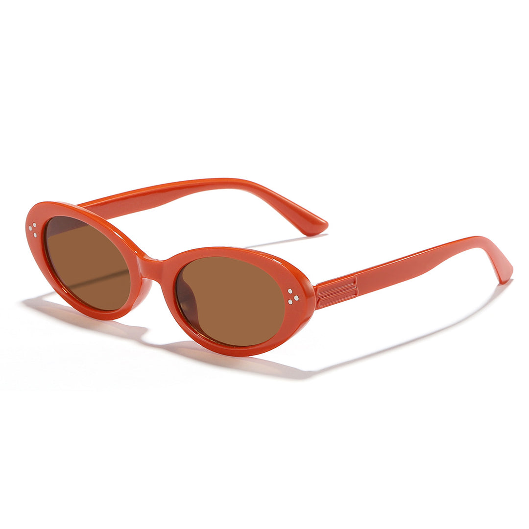 Dame moter solbrille med elegant, oval design Luvikno