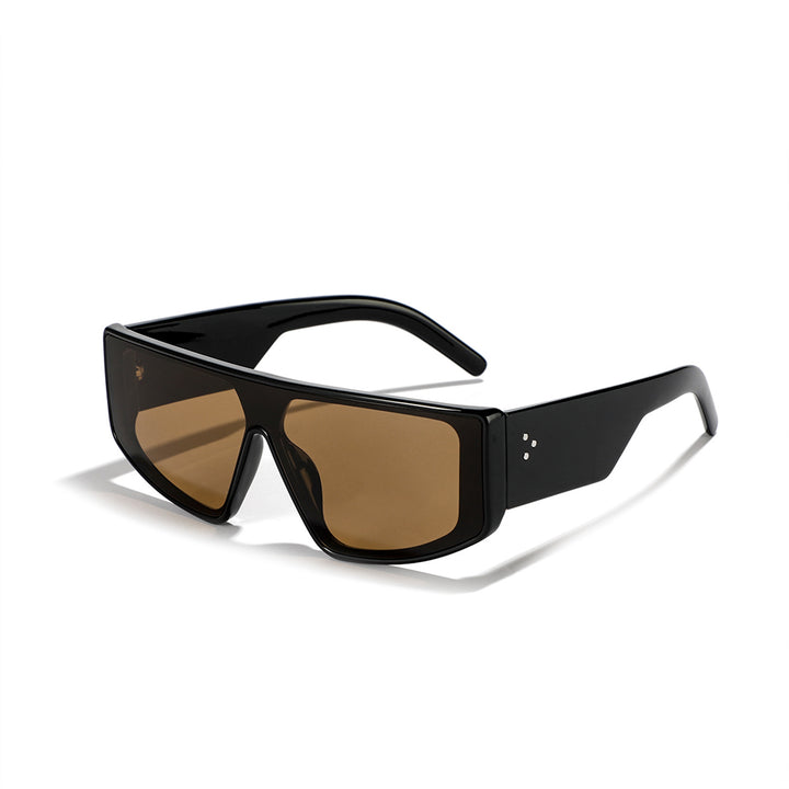 Dame futuristisk oversized solbrille Luvikno