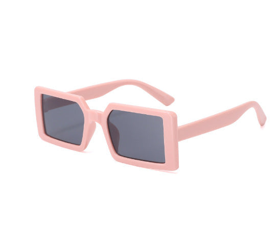 Dame moteriktig transparent hjørne solbrille Luvikno
