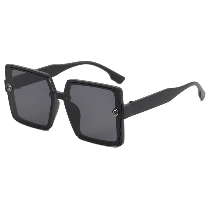 Dame kvadratisk solbrille med moderne design Luvikno