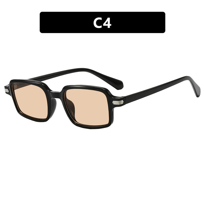 Dame kvadratisk solbrille med beskyttende UV-filter og robust ramme Luvikno