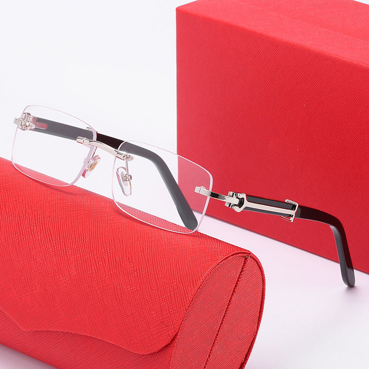 Dame elegant rektangulær brille Luvikno
